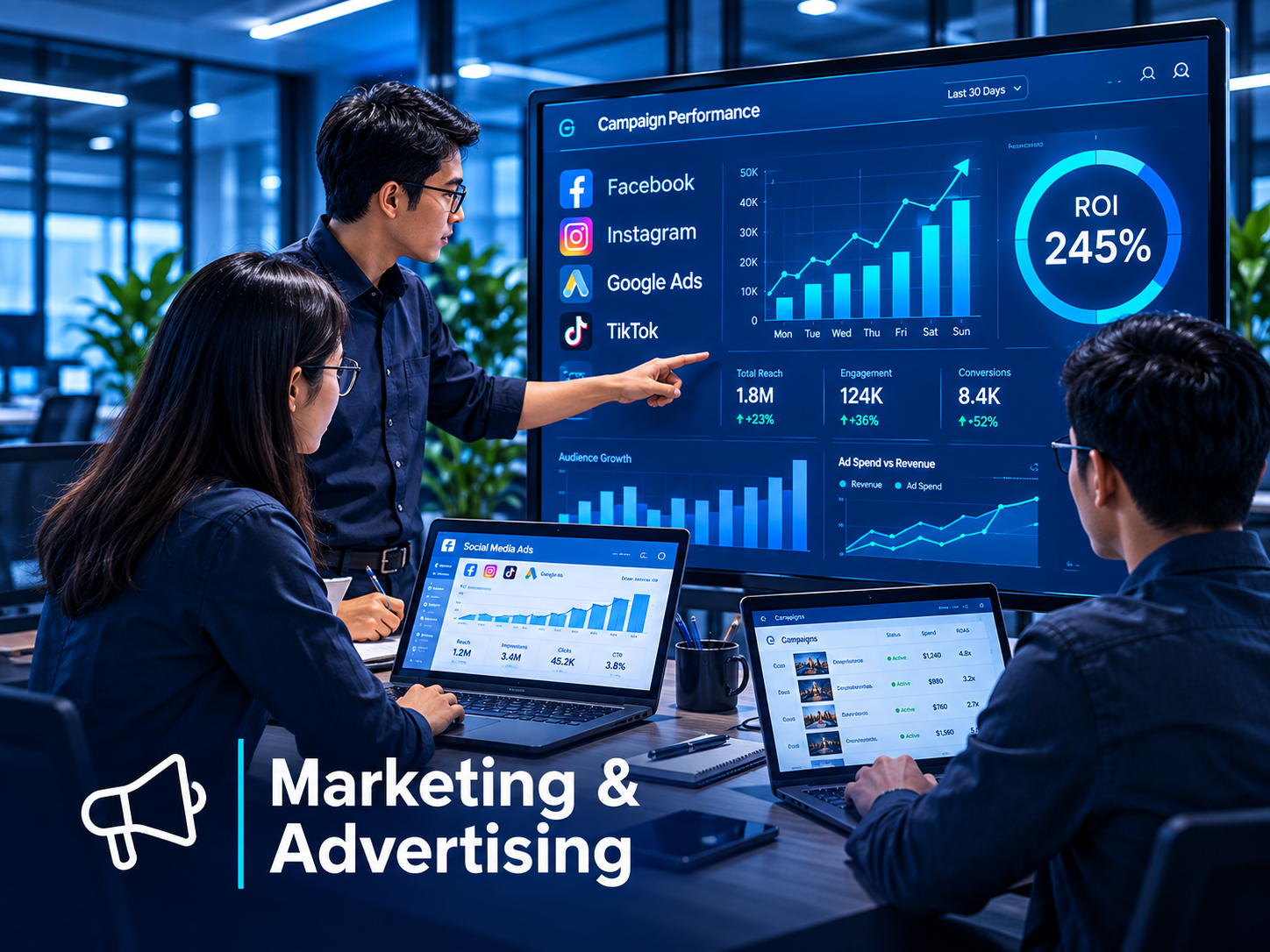 Marketing and advertising icon